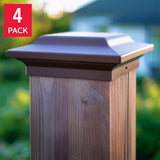 Classy Caps Aluminium Post Cap, 4-pack