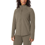 Mondetta Women’s Peached Interlock Yoga Jacket