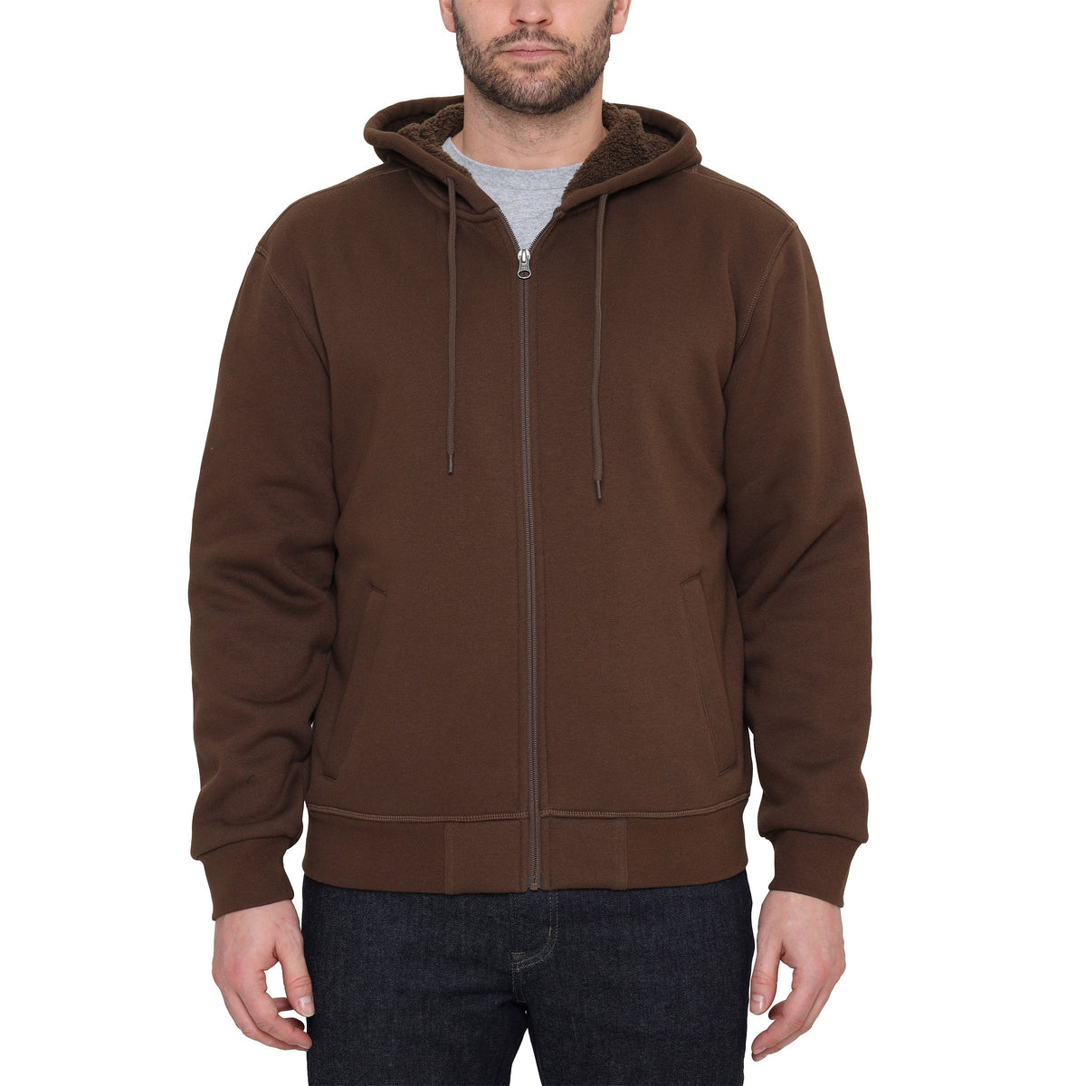 The B.C. Clothing Co. Men’s Plush Lined Full Zip Hoodie