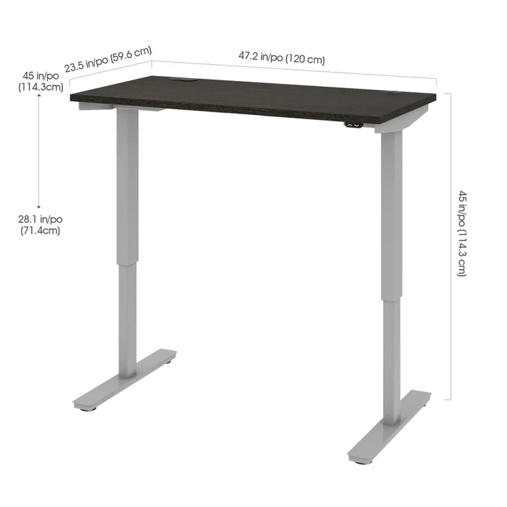 Bestar Upstand 61 cm x 122 cm (24 in. x 48 in.) Height Adjustable Desk