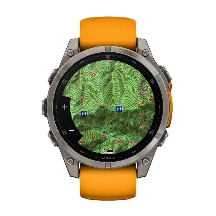 Garmin Fenix 8 Smartwatch, includes USB-C and USB-A Charging Cables