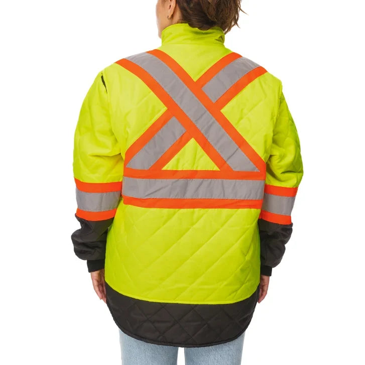 Holmes Workwear High-visibility Quilted Freezer Jacket