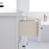 VanGo Willow Vanity in White with Quartz Countertop