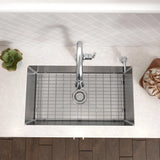 American Standard Raviv 32-Inch Stainless Steel Kitchen Sink With Pull-down Faucet