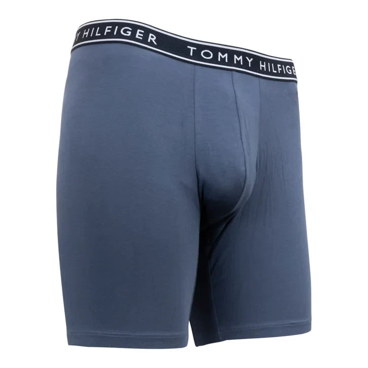 Tommy Hilfiger Men's Cotton Stretch Boxer Brief, 4-pack