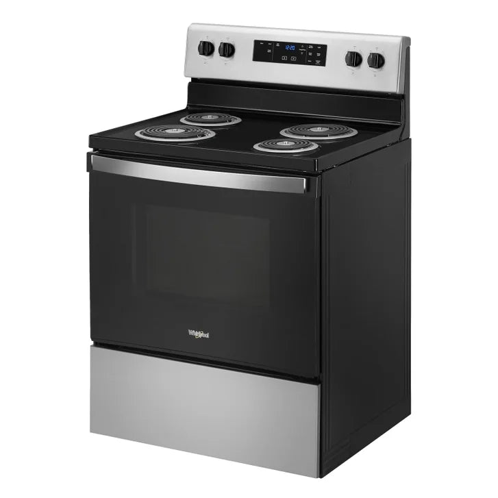 Whirlpool 30 in 4.8 cu ft. Electric 4 Burner Range