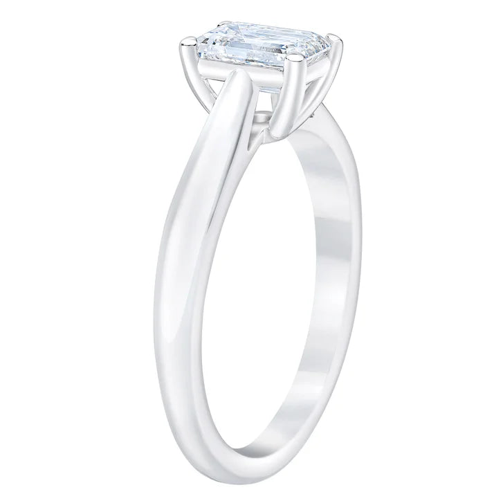 1.02 ct Emerald Cut, Clarity VVS2, Colour I, Diamond Solitaire Ring