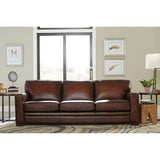 Prospera Home Luca Top-grain Leather 3-piece Living Room Set