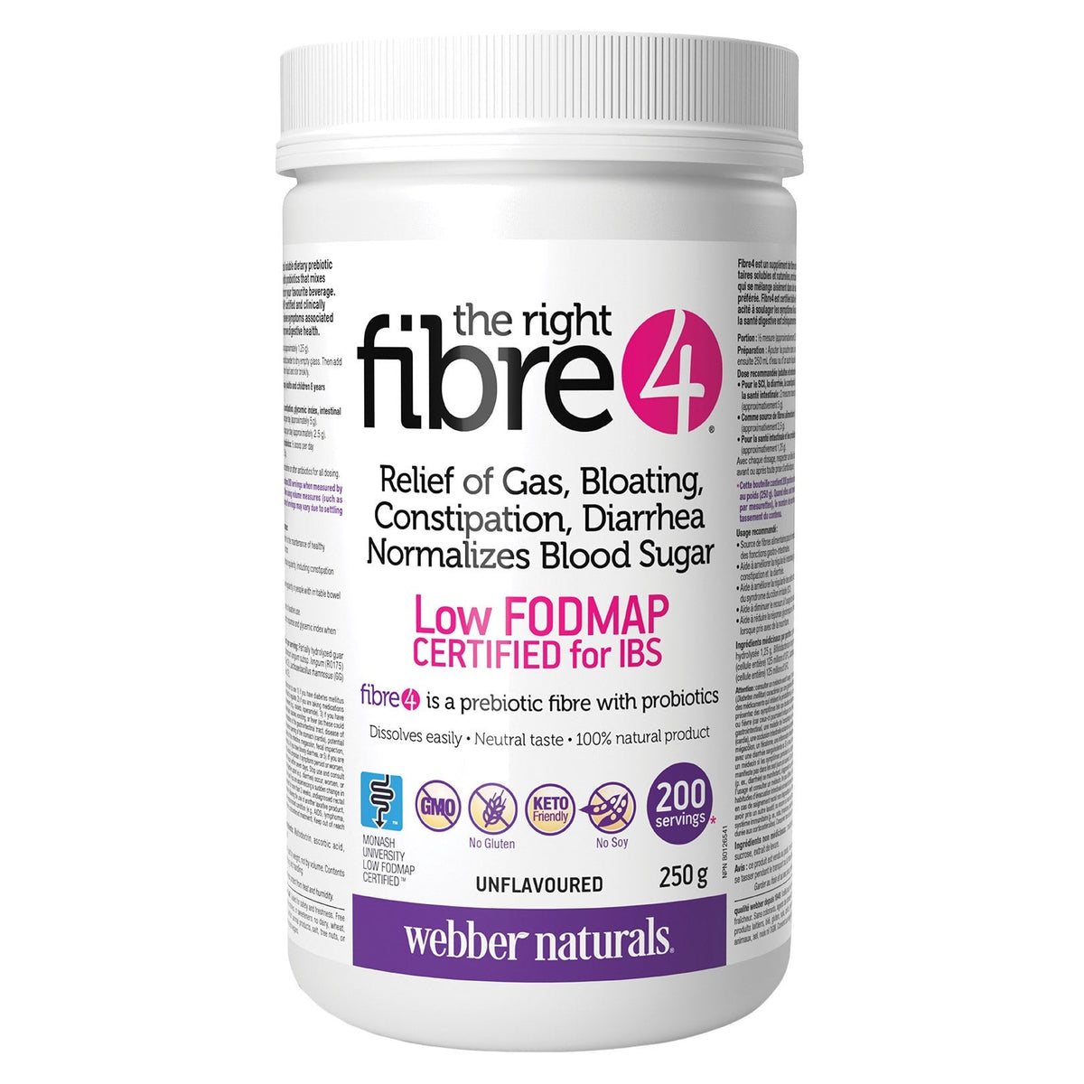 webber naturals The Right Fibre4 powder, 250g