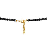 4 - 8 mm Faceted Black Onyx Necklace