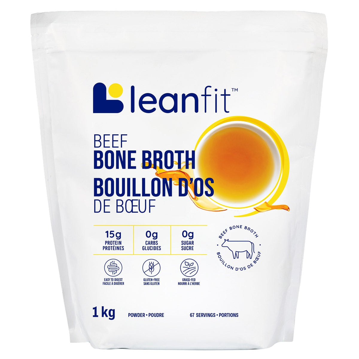 Leanfit Bone Broth, 1 kg