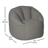 Norka Living Rod Sherpa Bean Bag Chair