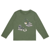 Pekkle Boys' and Girls' Micro Polar Long Sleeve Fleece Shirt and Tee, 2-piece