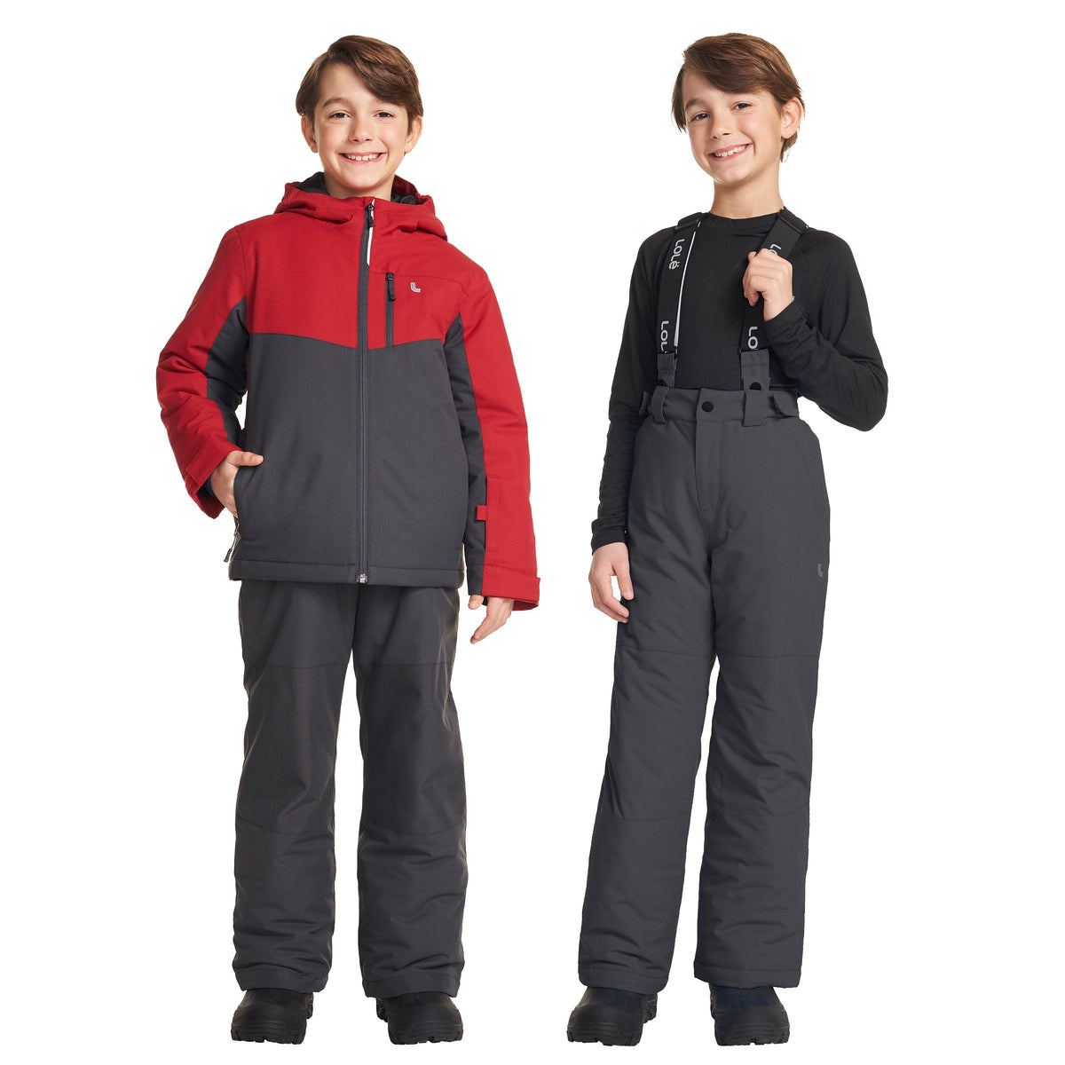 Lolë Boys' and Girls' 2-Piece Winter Snowsuit – Water-Repellent & Wind-Resistant