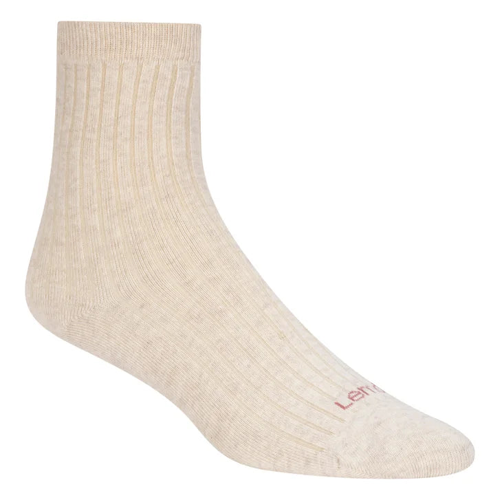 Lemon Casual Ribbed Low Crew Socks, 10-pack
