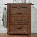Alpine Ridge Rustic Solid Wood 6-piece King Bedroom Set