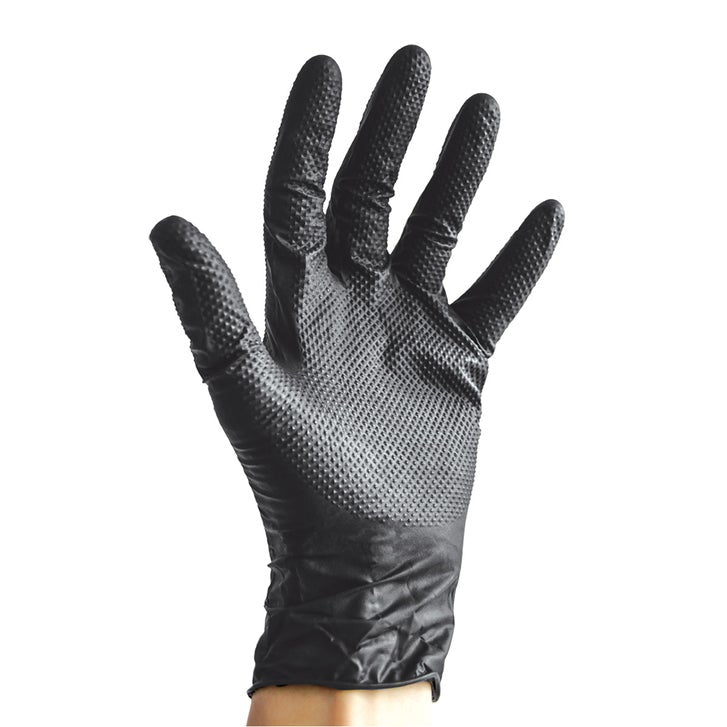 Industri-All Black Nitrile Gloves 8Mil