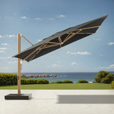 Sirio 4 m x 4 m (13.1 ft. x 13.1 ft.) Commercial Cantilever Umbrella