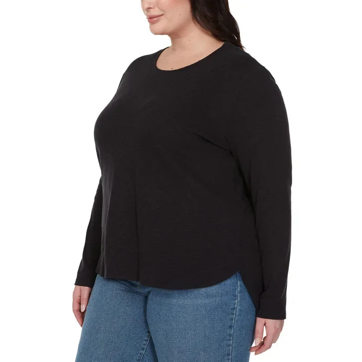 Kirkland Signature Women's Long Sleeve Slub Tee
