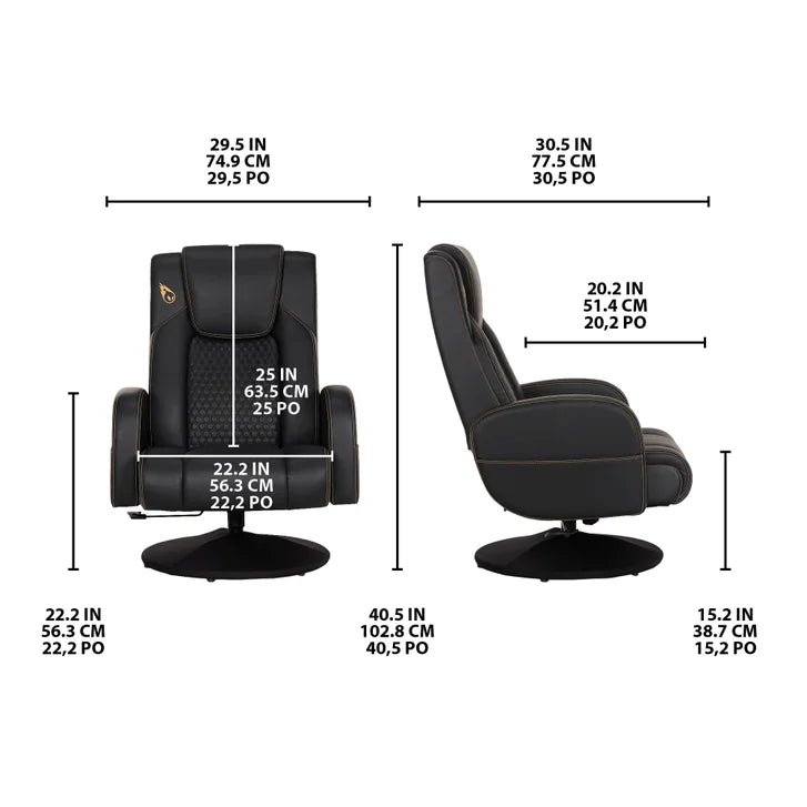 DPS Centurion Pedestal Swivel Gaming Chair