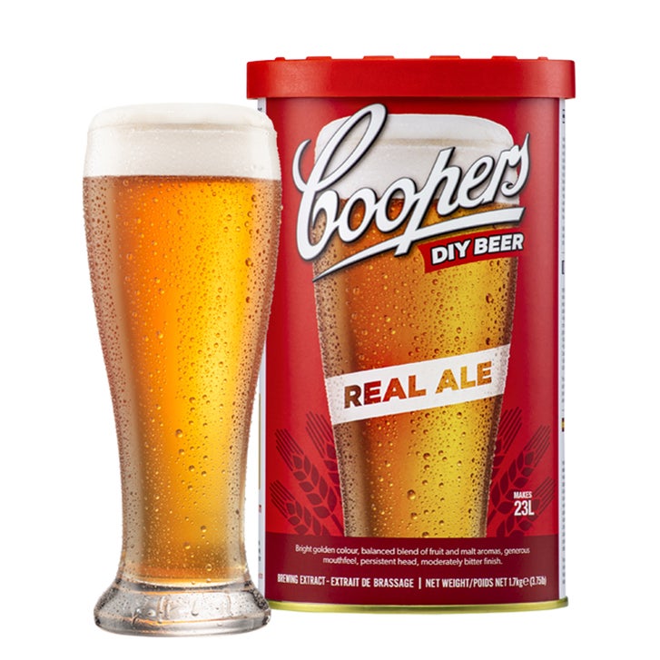 Coopers Brewing Extract Beer Kit, Real Ale ( 6 × 1.7 kg)