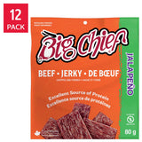 Big Chief Beef Jerky, 12 × 80 g