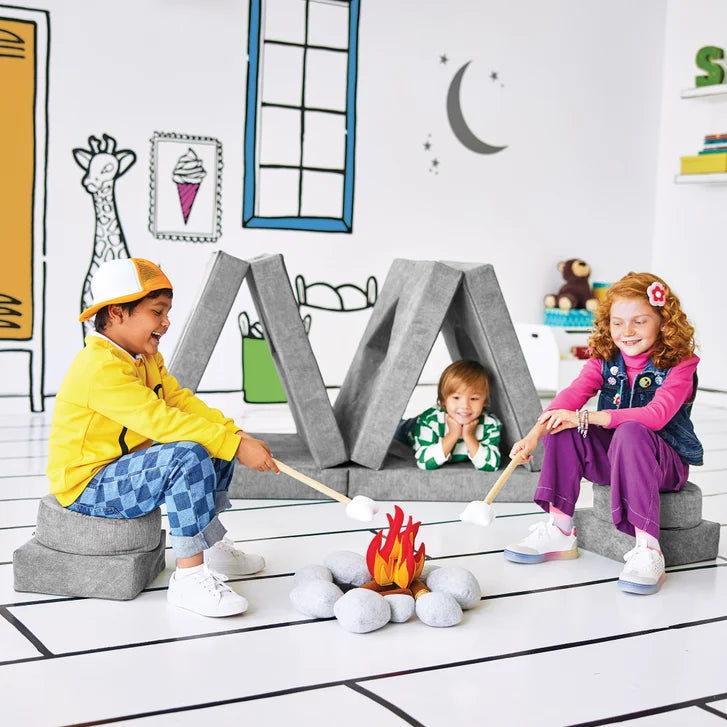 Yourigami 12-piece Kid's Convertible Play Fort