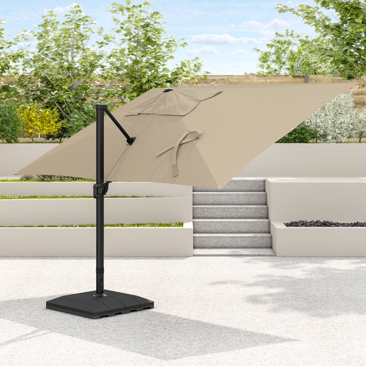 Sirio 4 m x 3 m (13 ft. x 10 ft.) Cantilever Umbrella