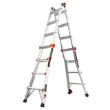 Little Giant MegaLite + Multi-use Ladder M18 Type1A Aluminum with Safety Levelers