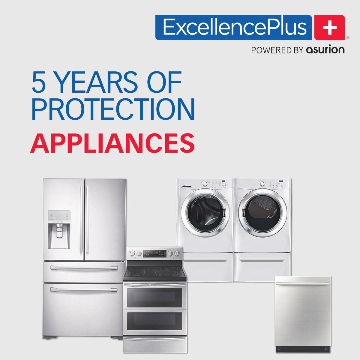 ExcellencePlus+ 3-year warranty. No deductibles and no additional fees for 1 Laundry Appliance Bundle $2000 and over.