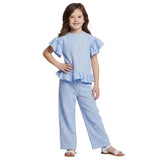 Andy & Evan Girls Textured Knit 2-piece Set