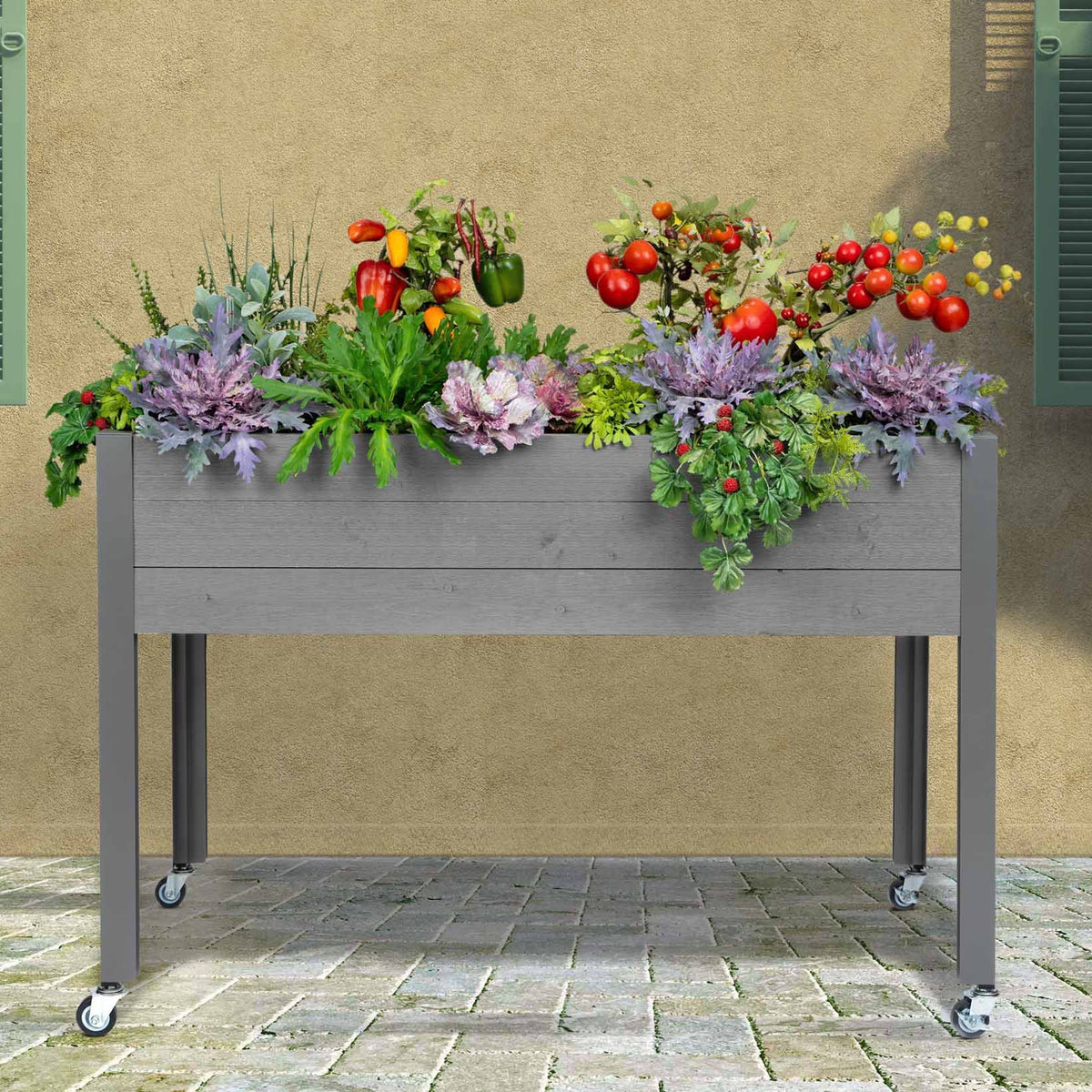 CedarCraft 81 cm (32 in.) Self-watering Elevated Planter