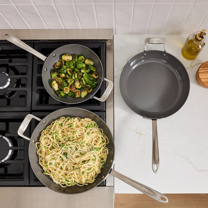 All-Clad Ceramic Non-Stick Skillet Set, 3-pieces