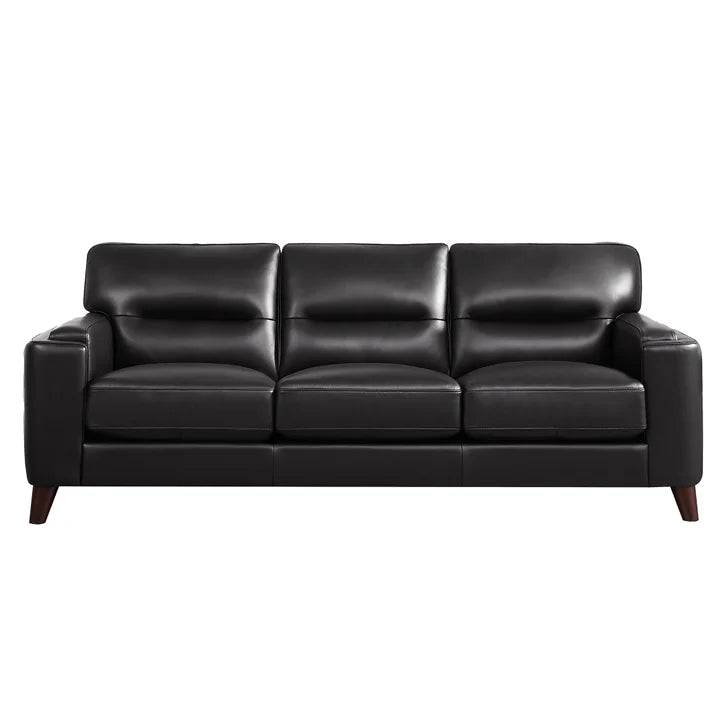 Prospera Home Sorena Top-grain Leather Sofa and 2 Chairs