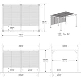 Sojag Meeru 9 ft. x 12 ft. Pergola