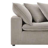 Aiden & Ivy Sereen 4-piece Modular Sofa with Ottoman