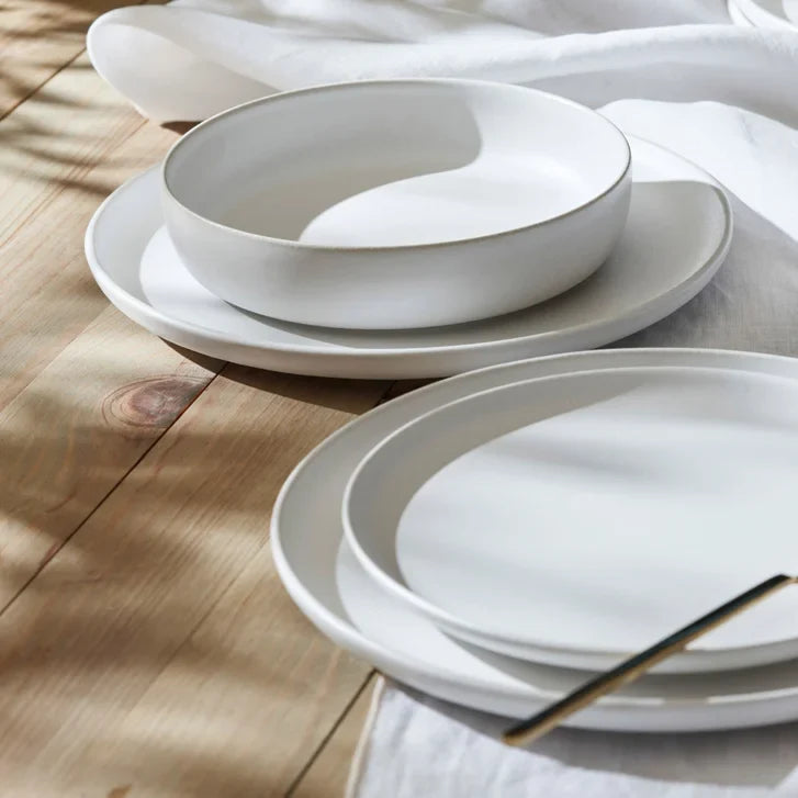 Stone Lain Macchio Stoneware Dinnerware Set, 12-pieces