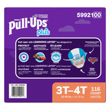Huggies Pull-Ups Plus Training Pants Boy, 2T to 6T