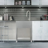 Transform 24.2 in. Freestanding Utility Sink With Faucet