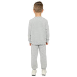 Pekkle Boys' and Girls' Cozy Fuzzy Fleece 2-piece Sweatshirt and Pants Set