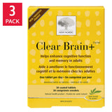 New Nordic Clear Brain+ 3 x 30 Tablets