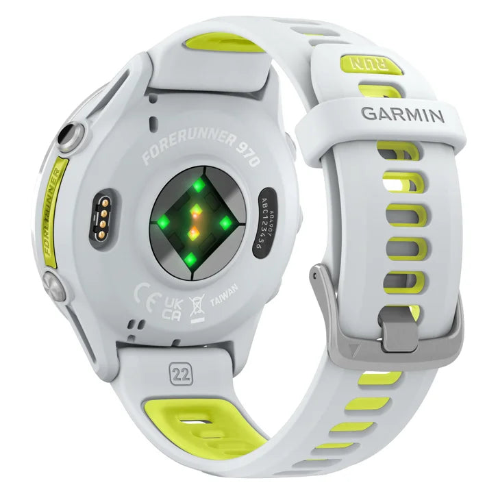 Garmin Forerunner 970 Smartwatch, includes USB-C and USB-A Charging Cables