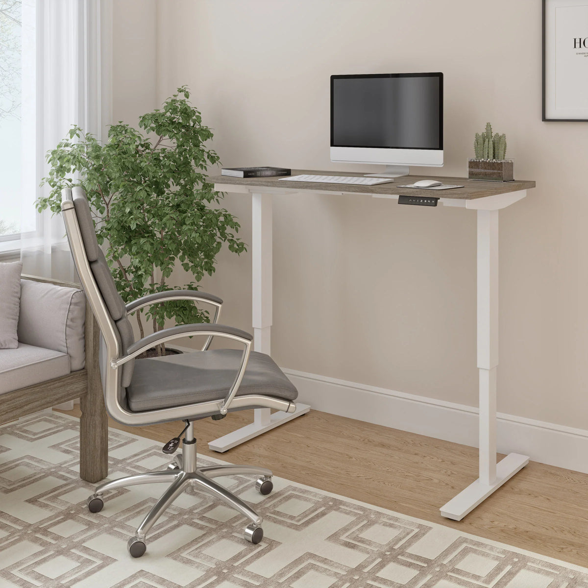 Bestar Viva 120.9 (47.6 in.) Height Adjustable Desk