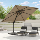 Sirio 4 m x 3 m (13 ft. x 10 ft.) Cantilever Umbrella
