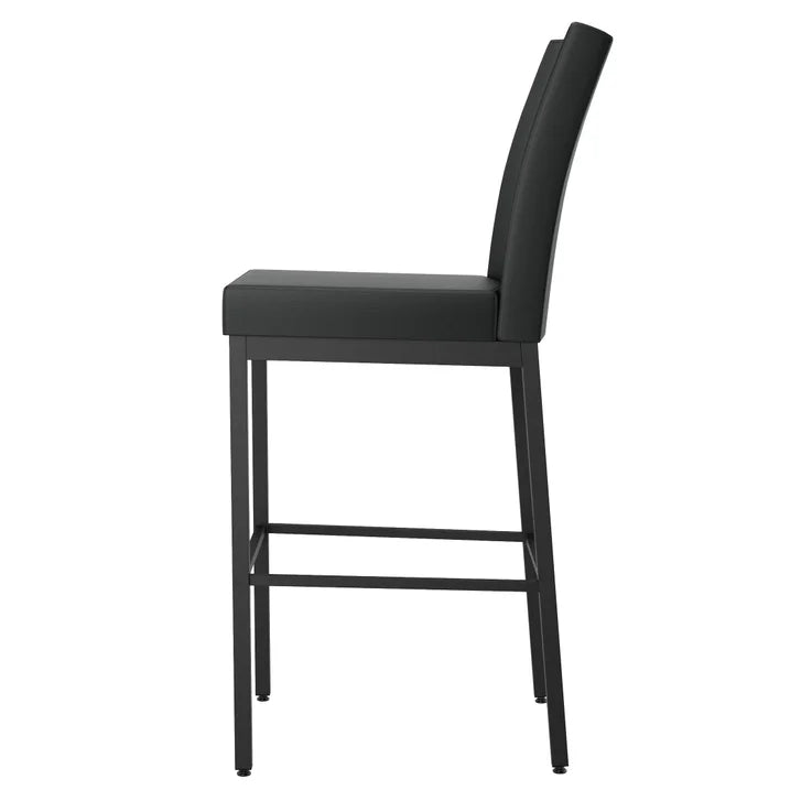 Amisco Drift Black Metal Frame Counter Stool