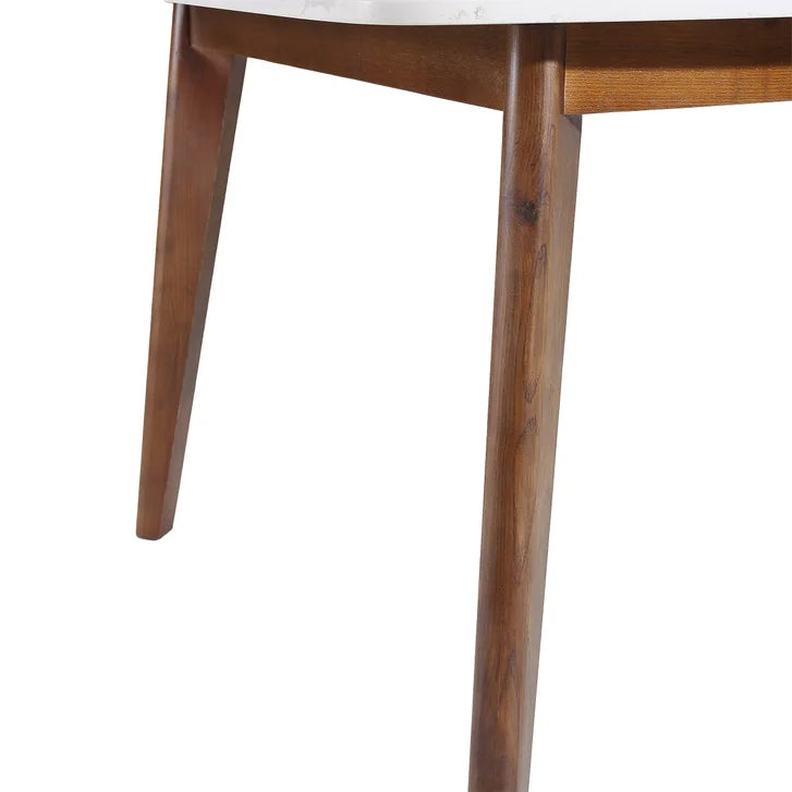 Luna White Quartz Top Dining Table, 218 cm (86 in.)