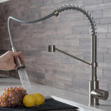 KRAUS 33 in. Workstation Dual Mount Sink with Faucet and Accessories
