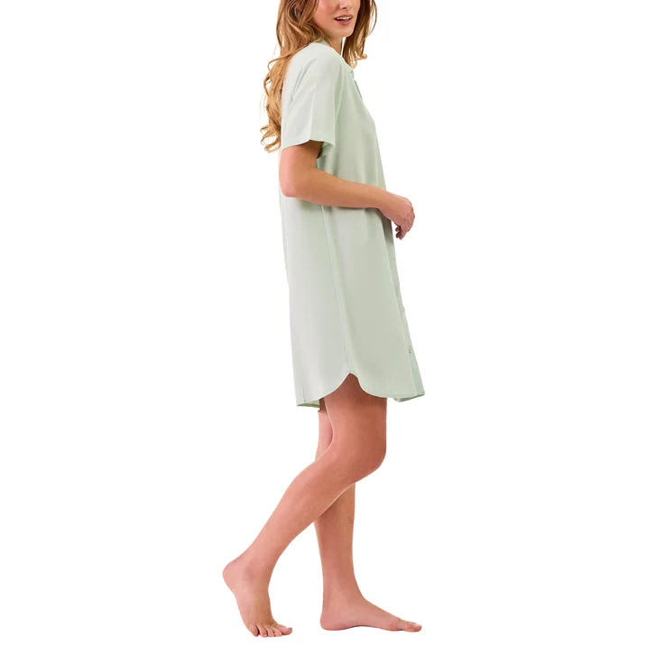 Martha Stewart Women's Notch Collar Nightshirt, 2-pack