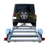Freedom 4 ft. x 8 ft. Single Axle, 3-in-1 Folding Galvanized Utility Trailer Kit
