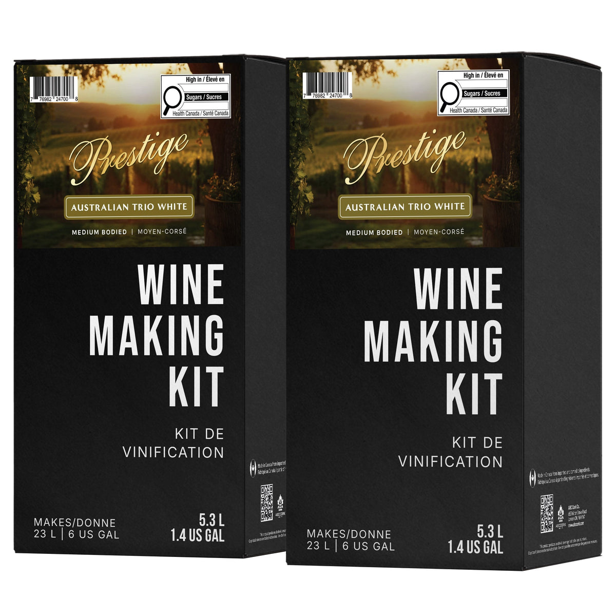 Prestige Wine Kit, 2 x 5.3L